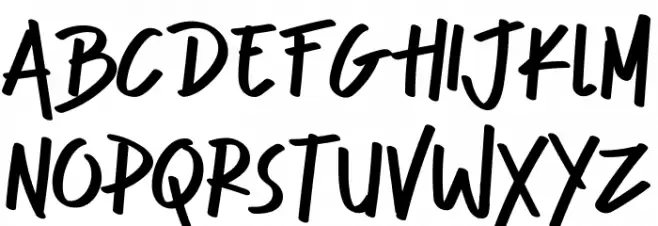 Clint Marker Schriftart Gro&szlig;