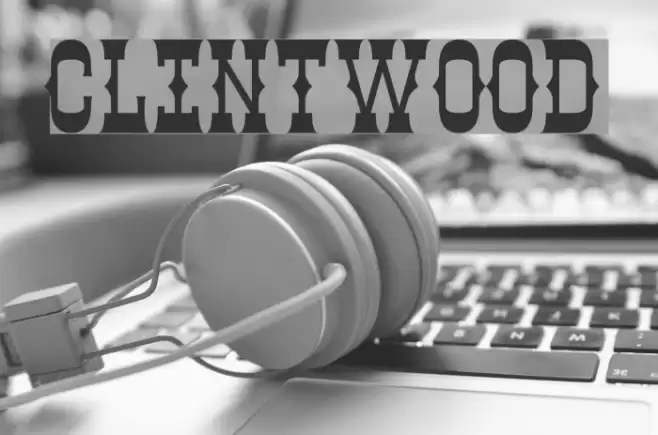 Clintwood Font examples
