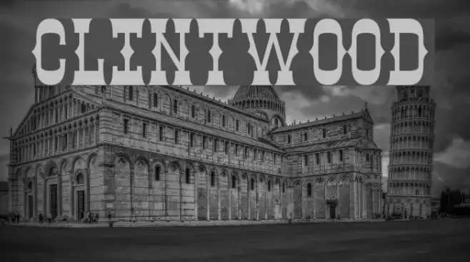 Clintwood Font examples