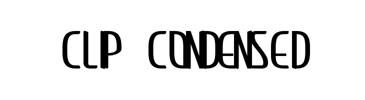 Clip Condensed  Frei Schriftart Herunterladen
