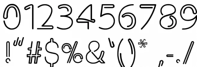 Clip Font OTHER CHARS