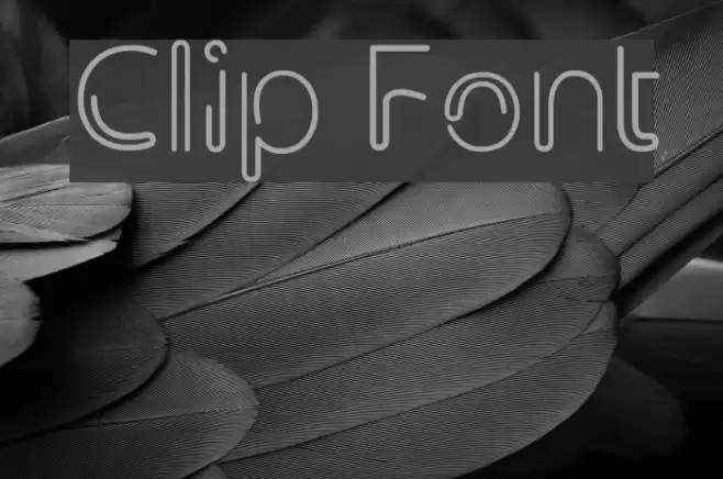 Clip Font examples