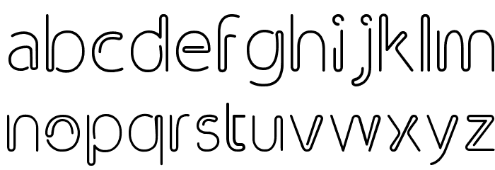 Clip Font LOWERCASE