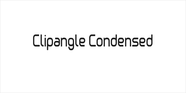Clipangle Condensed Logo