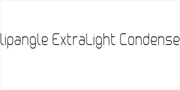 Clipangle ExtraLight Condensed Logo