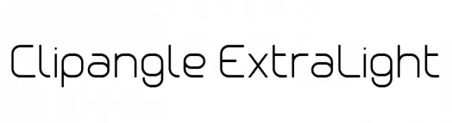 Clipangle ExtraLight  تنزيل الخطوط
