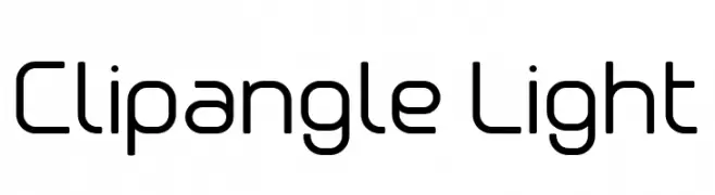 Clipangle Light  Frei Schriftart Herunterladen