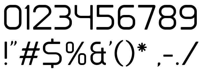 Clipangle Light Font OTHER CHARS