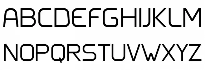 Clipangle Light Schriftart Groß