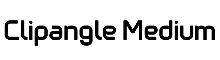 Clipangle Medium  Fuentes Gratis Descargar