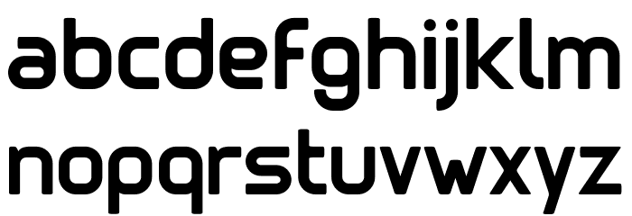 Clipangle Medium Font LOWERCASE