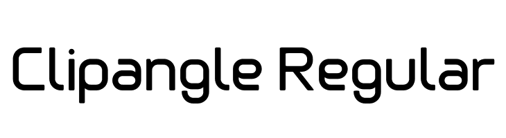 Clipangle Regular  フリーフォントのダウンロード