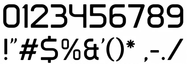 Clipangle Regular Font OTHER CHARS