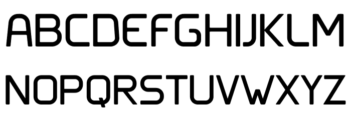 Clipangle Regular Font Litere mari