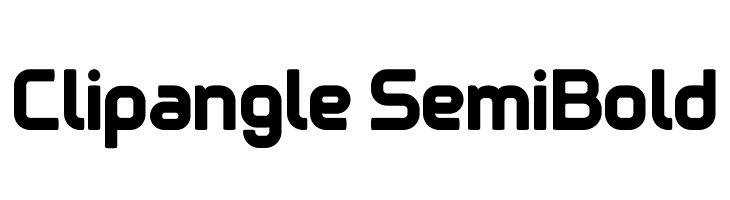 Clipangle SemiBold  Fuentes Gratis Descargar