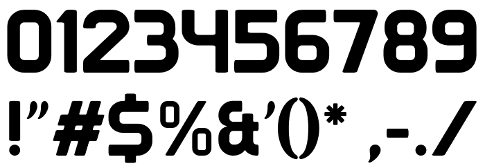Clipangle SemiBold Font OTHER CHARS