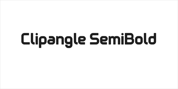 Clipangle SemiBold Logo