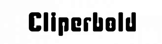 Cliperbold  免费字体下载