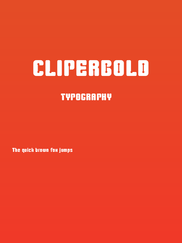 Cliperbold Poster
