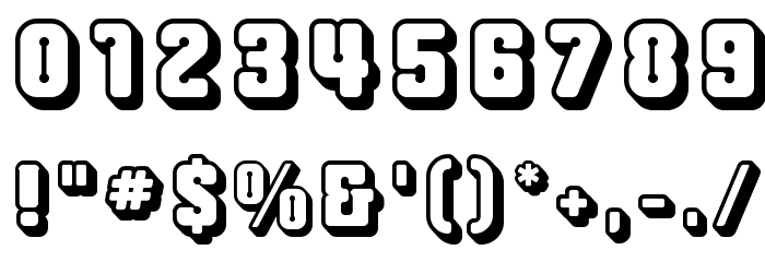 Clipershadow Font OTHER CHARS