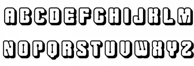 Clipershadow フォント 大文字