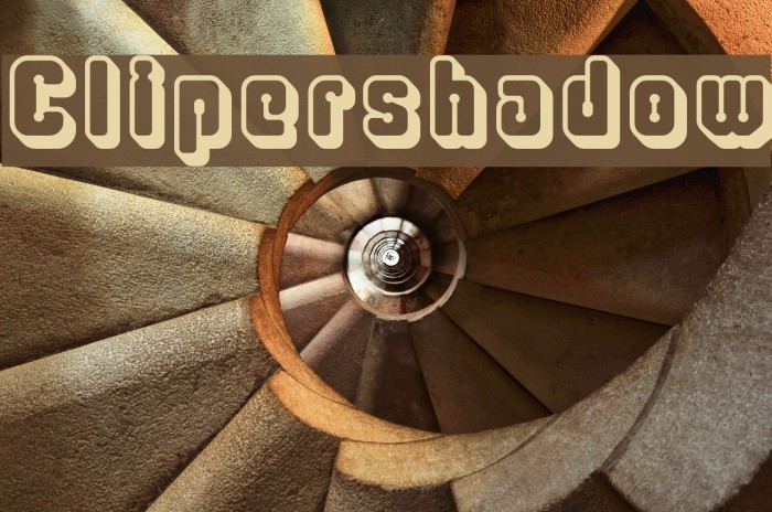 Clipershadow Font examples