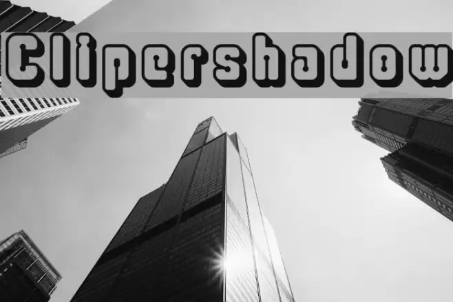 Clipershadow Font examples