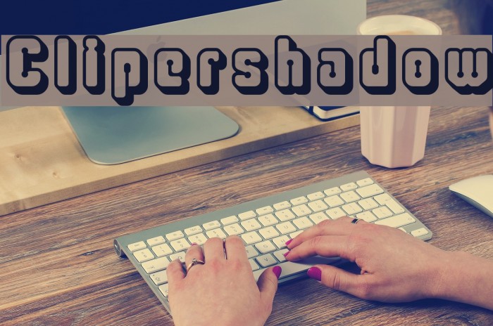 Clipershadow Font examples