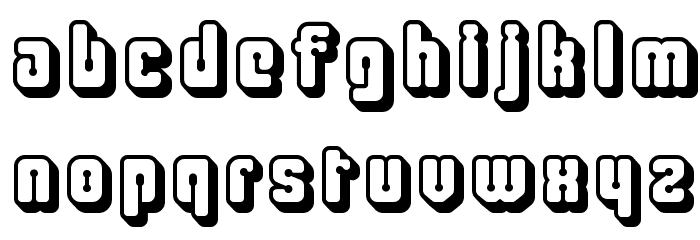 Clipershadow Font LOWERCASE