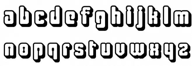 Clipershadow Font Litere mici
