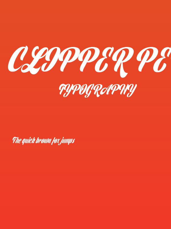 Clipper Personal Use  Poster