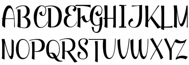 Clipper Script Fat [Personal Use] Schriftart Groß