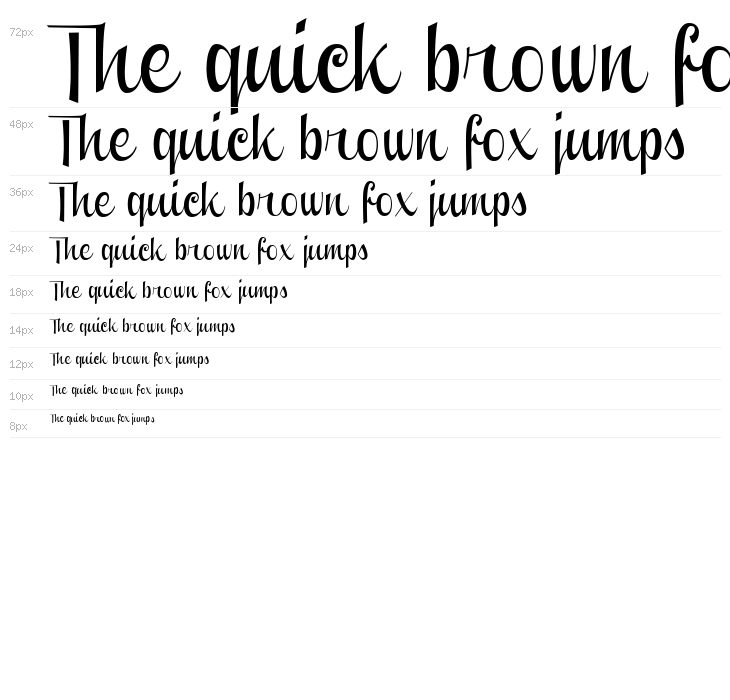 Clipper Script Fat [Personal Use] Waterfall