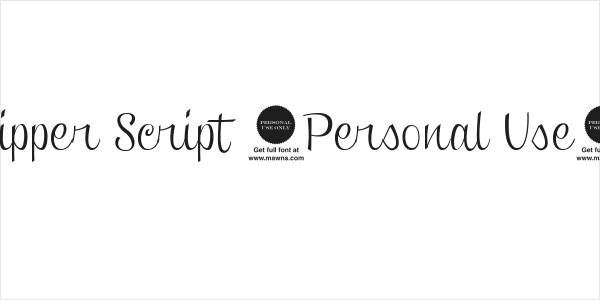 Clipper Script [Personal Use] Logo