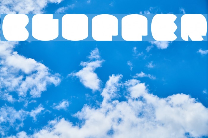 Clipper Font examples
