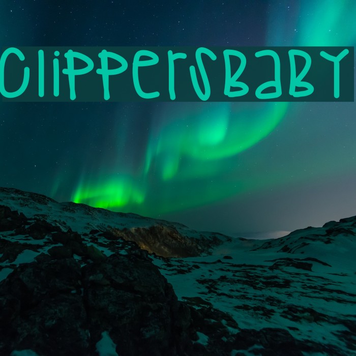 ClippersBaby Font examples
