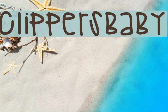 ClippersBaby Font examples
