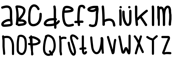ClippersBaby Font Litere mici