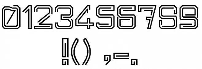 Clippersnip Office Regular Font OTHER CHARS