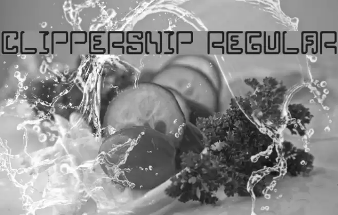 Clippersnip Regular Font examples