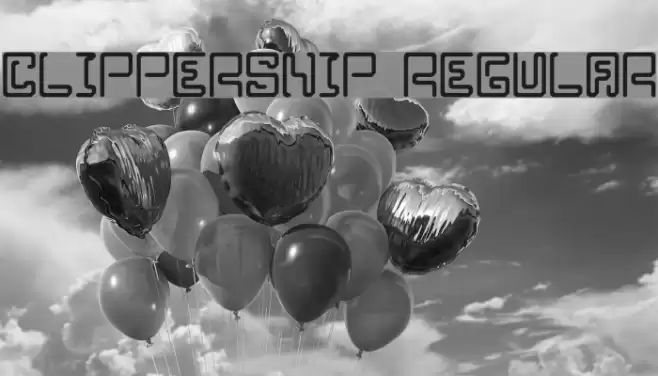 Clippersnip Regular Font examples