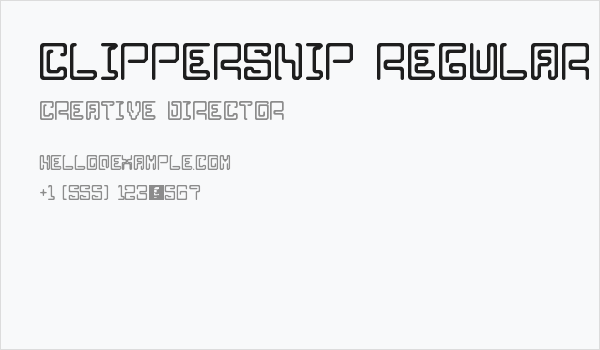 Clippersnip Regular Business Card