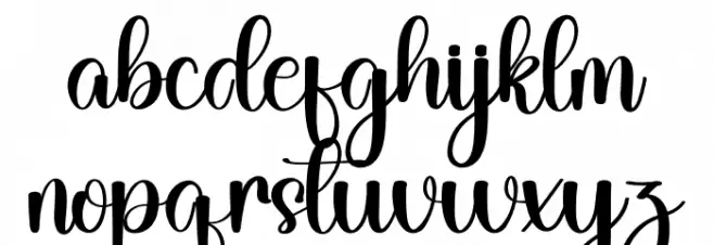 Clips Font LOWERCASE