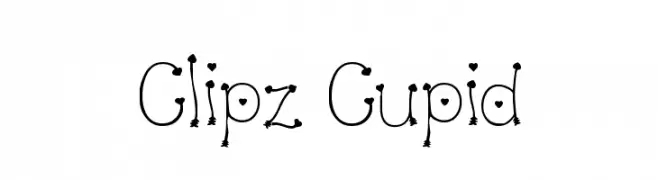 Clipz Cupid  les polices de caractères gratuit tlcharger