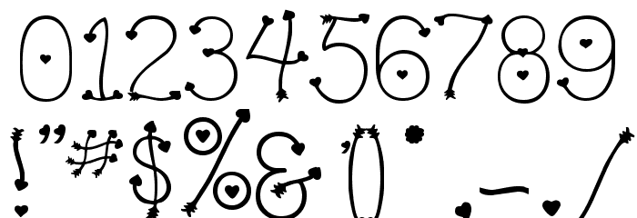 Clipz Cupid Font OTHER CHARS