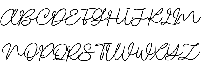 Cliquelly Free Regular Font OTHER CHARS