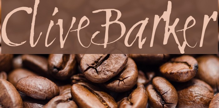 CliveBarker Font examples