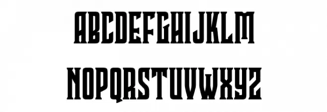 Clobot Free フォント 大文字