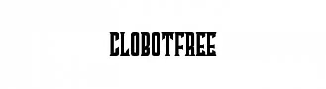 ClobotFree  フリーフォントのダウンロード