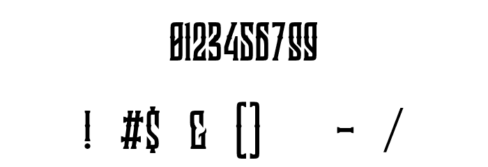 ClobotPersonalUse-Regular Font OTHER CHARS